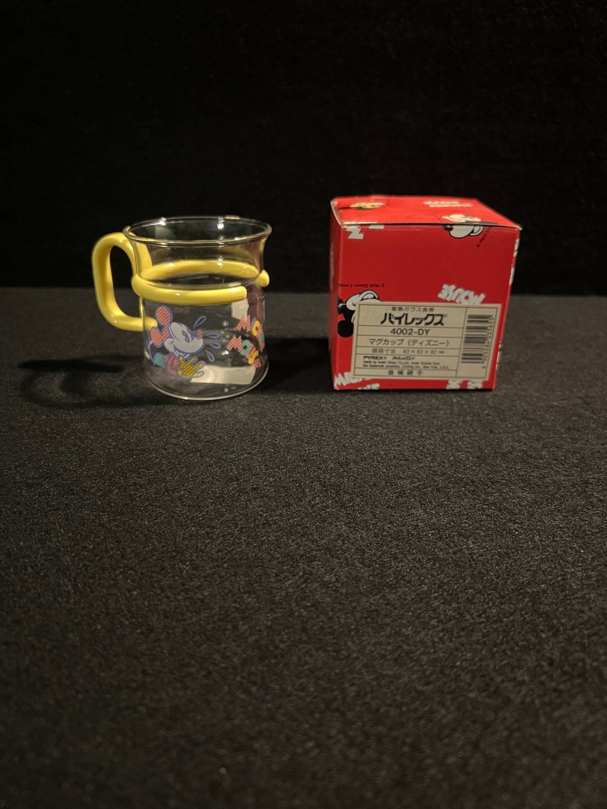 Pyrex Iwaki Mickey beaker mug
