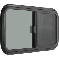 OUTPRIZE Horizontal RV Window 21 W x 14 H Tinted Sliding RV Window with Net Sc