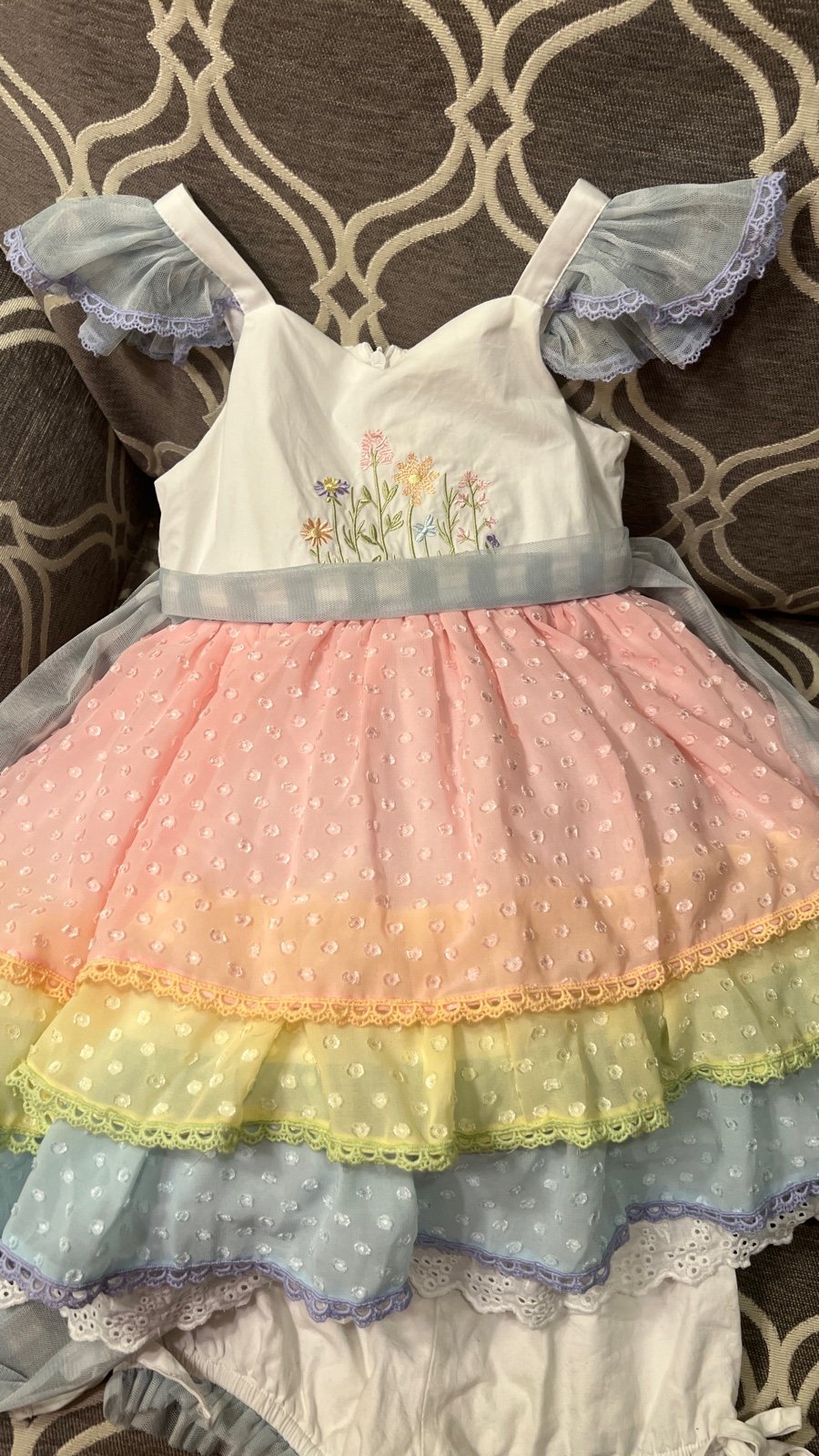 Evie’s Closet Evie’s Garden dress, 4T EUC. A