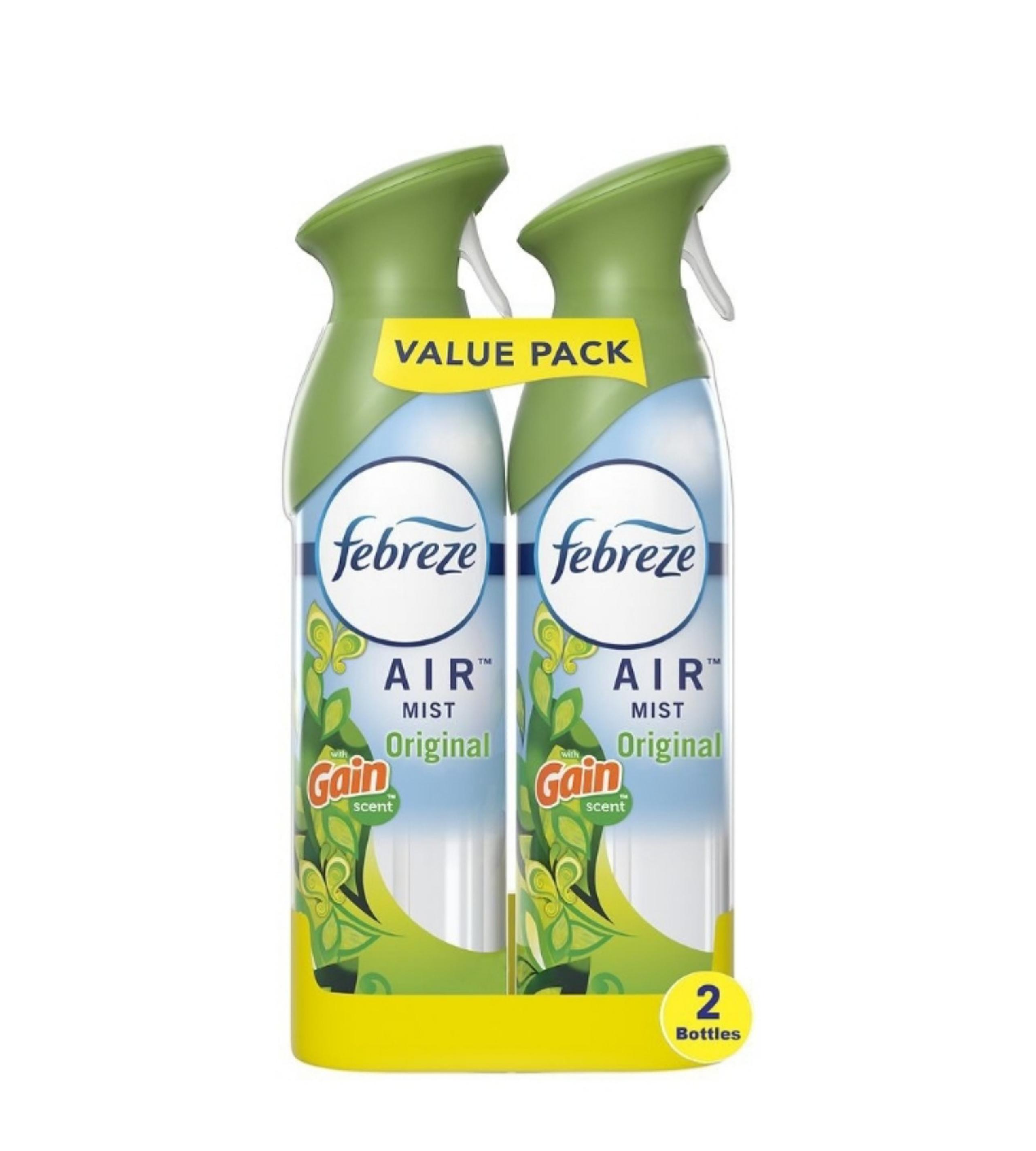 QTY 4 Febreze Air Freshener Gain Original