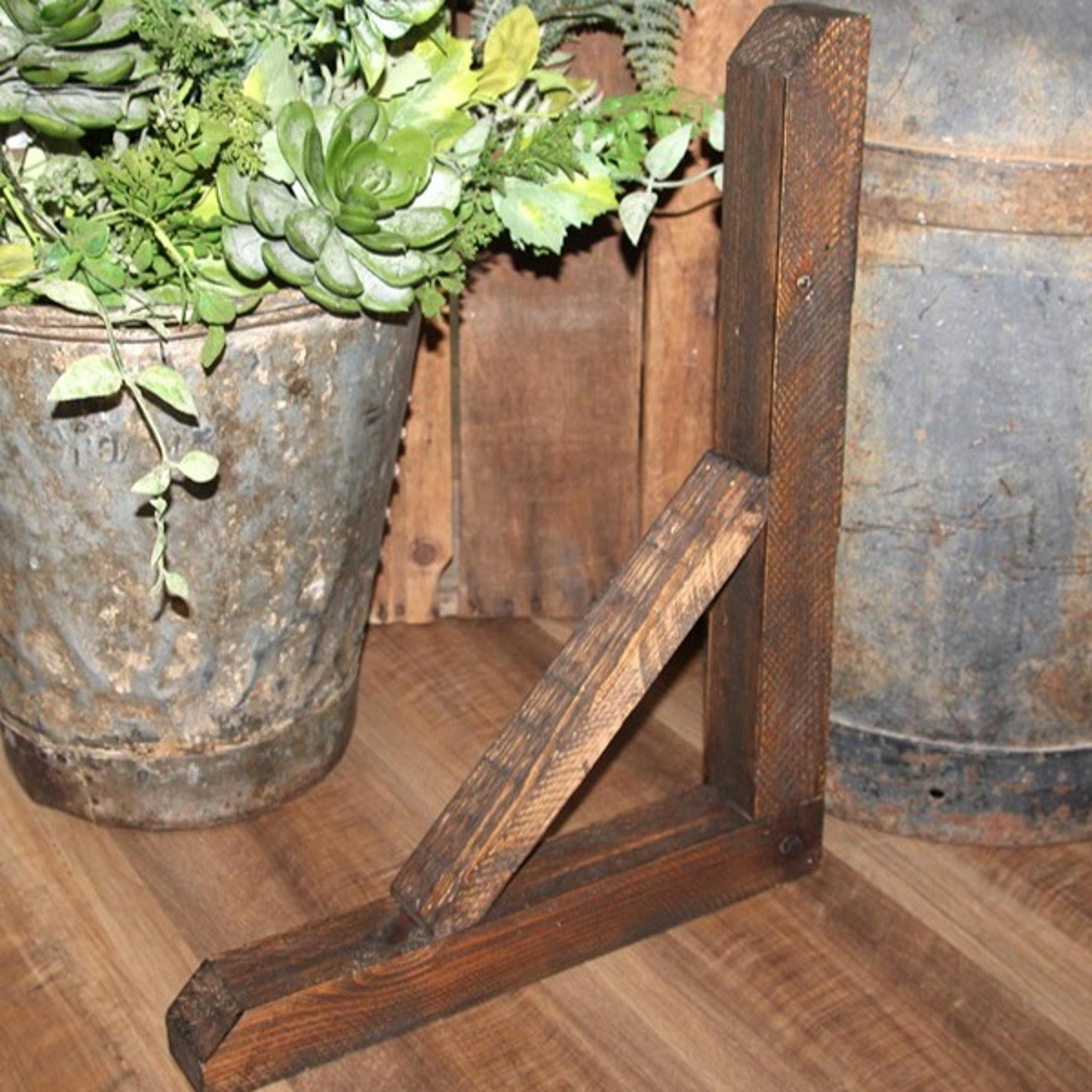ONE Large Rustic 19" Reclaimed Wood Farmhouse Corbel Architectural Bracket