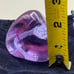 Caithness Pebble Paperweight Scotland Art Glass Neodymium Purple Lilac White