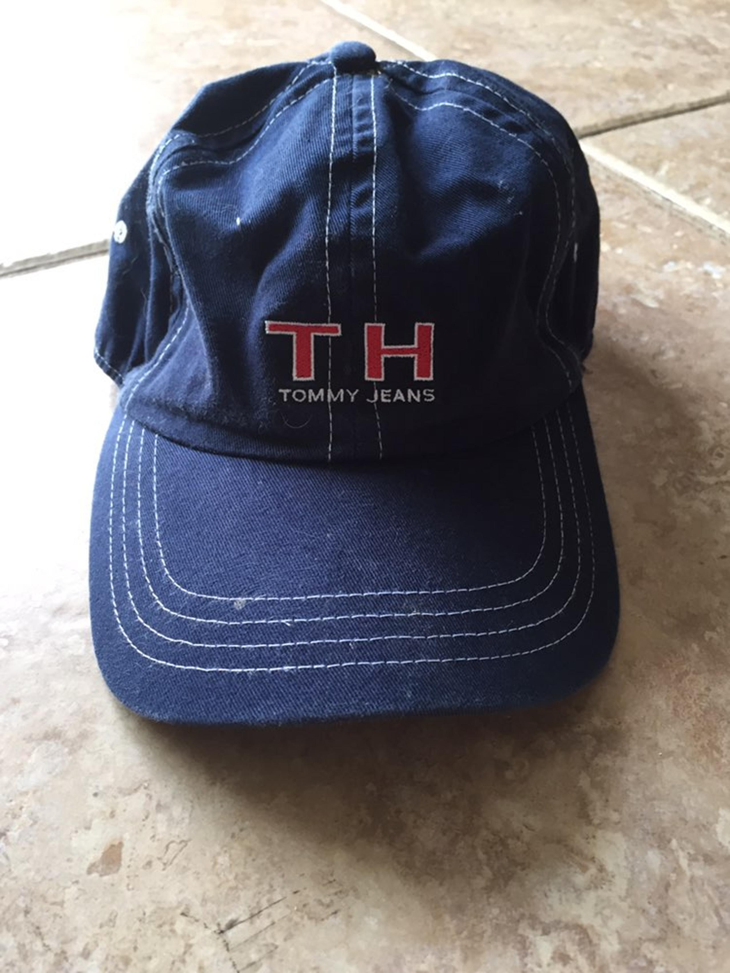 Childrens Tommy Hilfiger Blue & Red Hat