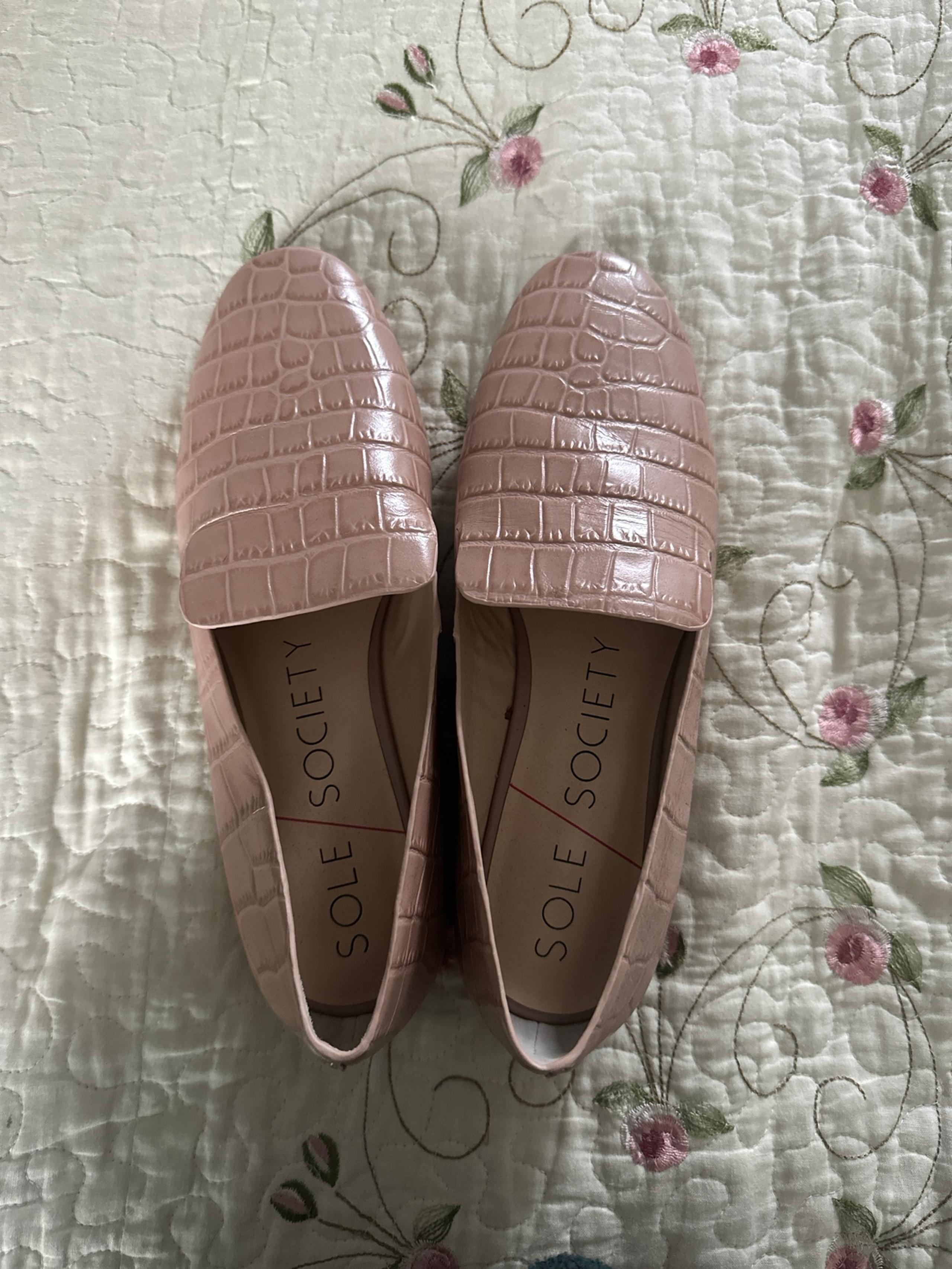 Crocodile leather loafers