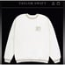 Taylor Swift TTPD Crew Neck Sweatshirt New Medium White