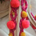21 XXL crochet embroidered beaded pompom ZIPPERCLOSE gold gypsy shoulder