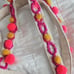 21 XXL crochet embroidered beaded pompom ZIPPERCLOSE gold gypsy shoulder