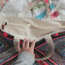 21 XXL crochet embroidered beaded pompom ZIPPERCLOSE gold gypsy shoulder