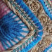 21 XXL crochet embroidered beaded pompom ZIPPERCLOSE gold gypsy shoulder