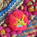 21 XXL crochet embroidered beaded pompom ZIPPERCLOSE gold gypsy shoulder