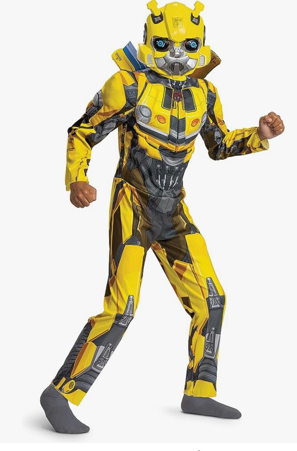 Transformers Bumblebee muscle child costume. Nwt small 4-6