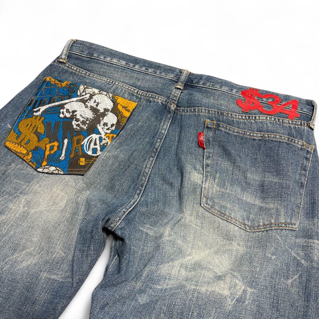 パンツ SWAGGER pirates wide denim PHENOMENON SWAGGER pirates wide denim PHENOMENON