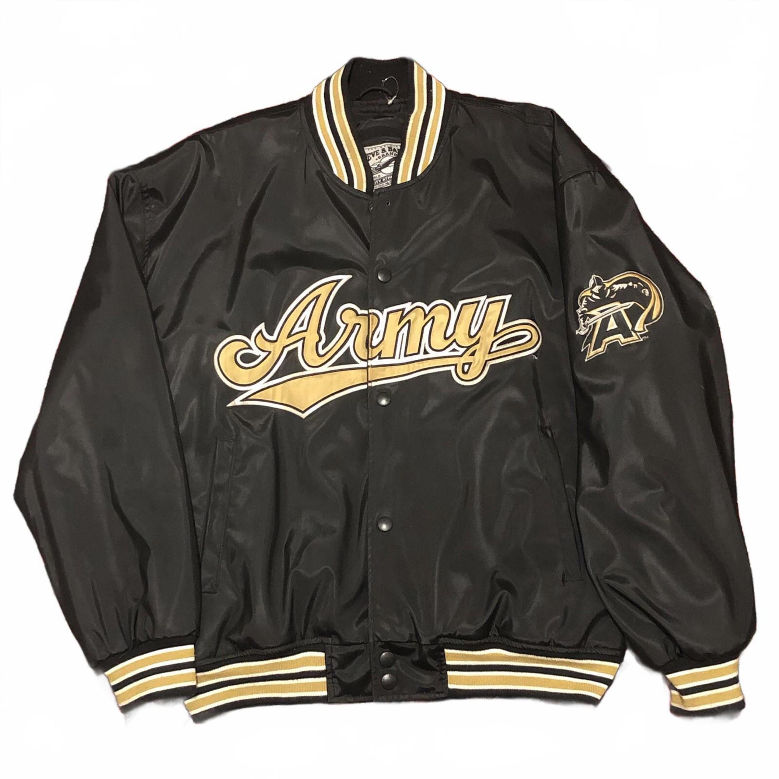 Vintage Varsity Army Black Knights Jacket Large Mens Steve & Barrys