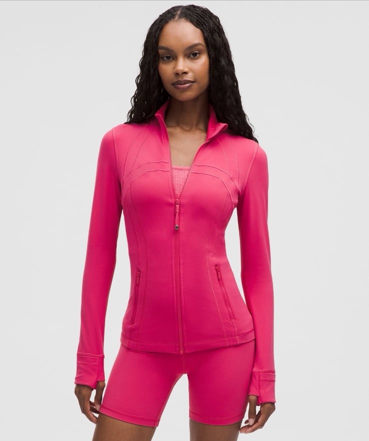 Lululemon Define Jacket Nulu Raspberry Coulis Size 14 NWT