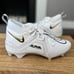 Size 11.5 - Nike Alpha Menace Pro 3 White Football Cleats - (CT6649-105)