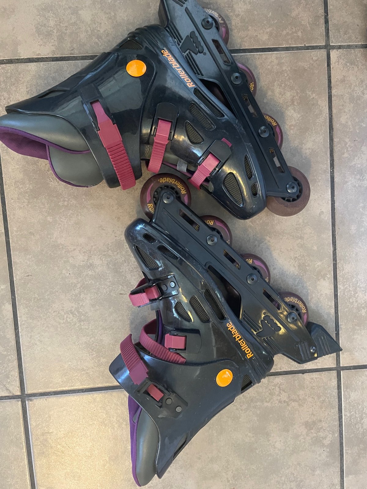 Astro Blade Rollerblade In-Line Skates Black Men's Size 7 US