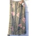 VTG 90s Maxi Skirt Rayon Floral Sage Green Pink Flowers Fairy Whimsical Women 14