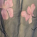 VTG 90s Maxi Skirt Rayon Floral Sage Green Pink Flowers Fairy Whimsical Women 14