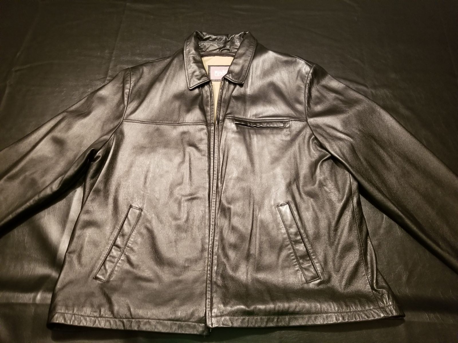 Men's Wilson's Black Leather Jacket