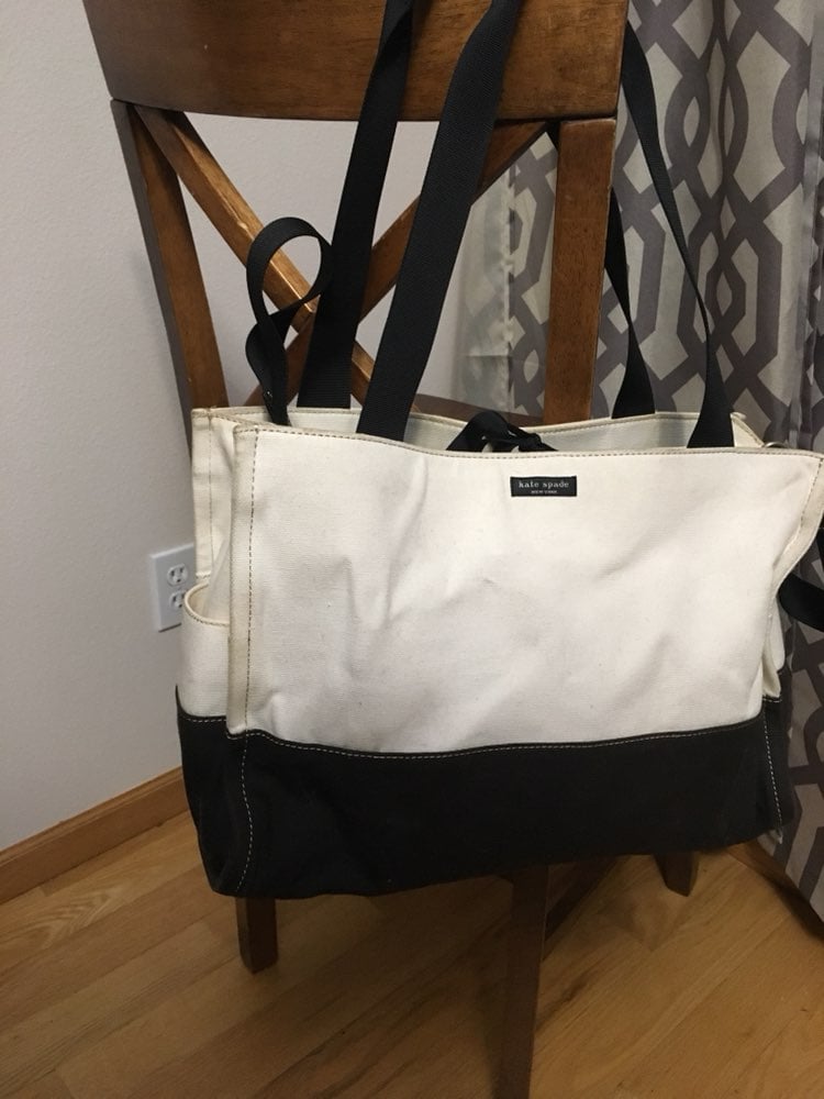 Kate Spade Canvas Baby Bag