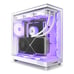NZXT H6 FLOW RGB Compact Dual-Chamber Mid-Tower Airflow Case, White
