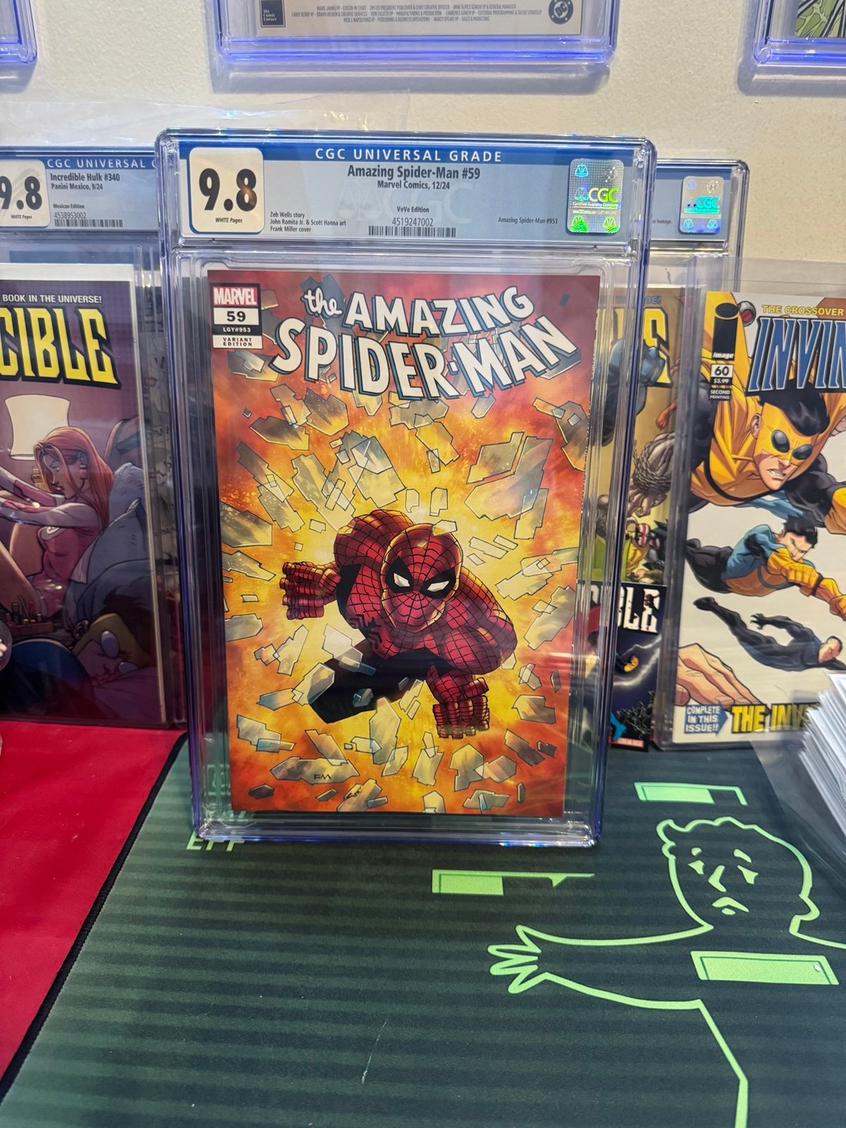 AMAZING SPIDERMAN #59 FRANK MILLER NYCC 2024 EXCLUSIVE VEVE VARIANT CGC 9.8 2x