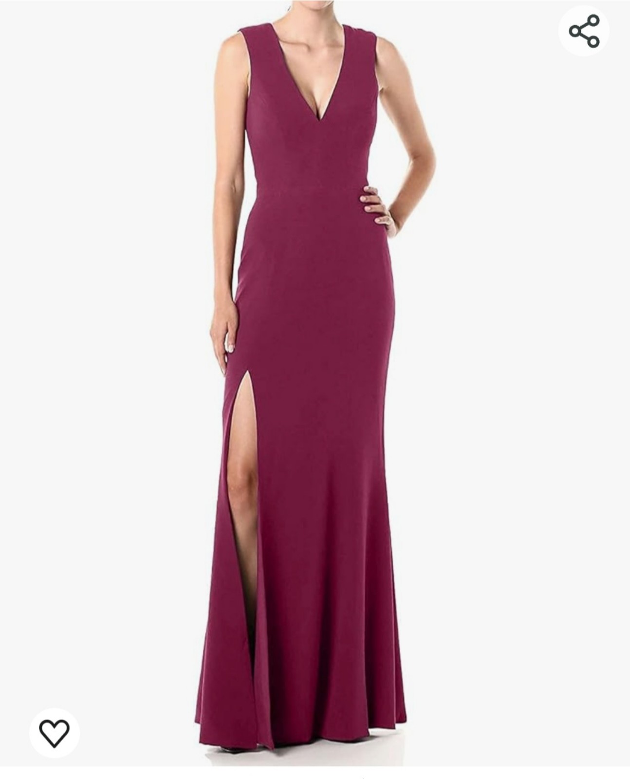 Dress the Population  Sandra V-Neck Gown