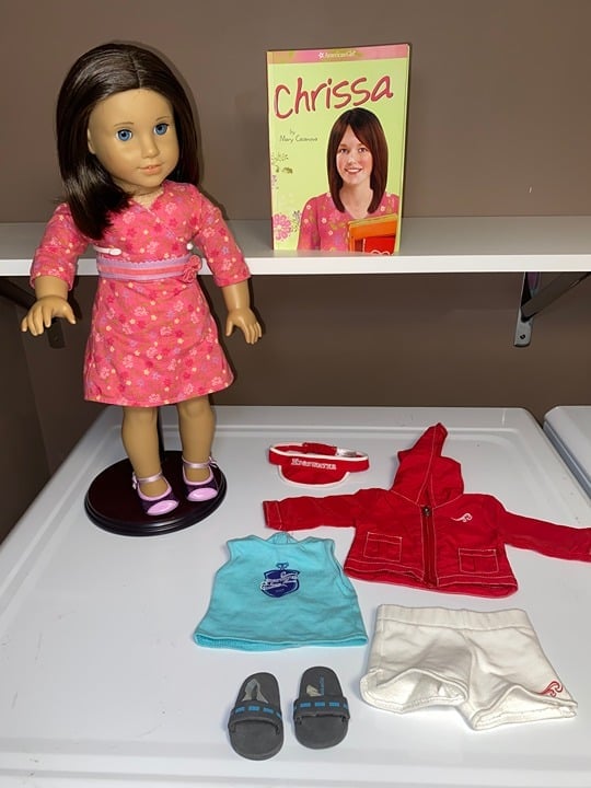 Retired American Girl Doll - Chrissa - 18 doll