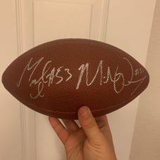 Pouncey Twins Signed Football