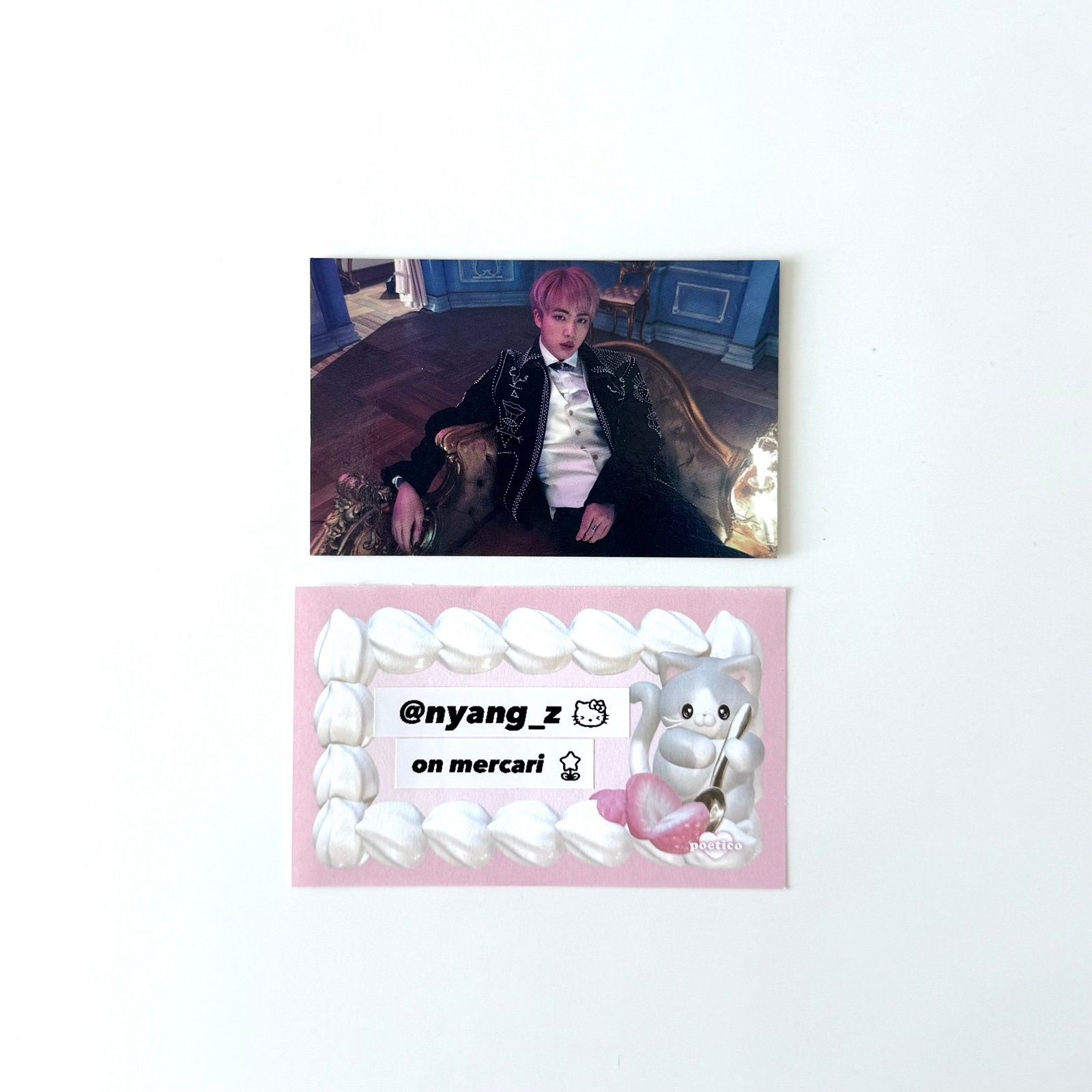 BTS JIN Blood Sweat Tears Broadcast Photocard