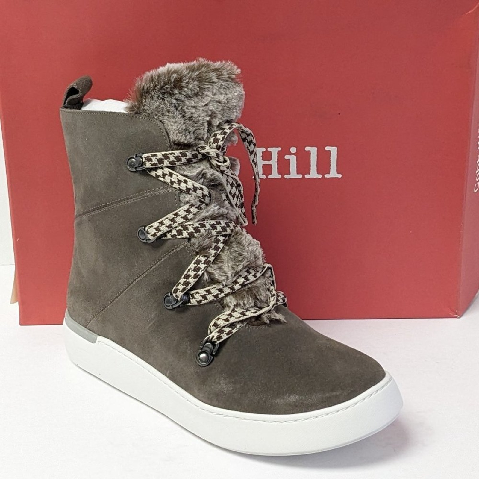 Rockport Cobb Hill Elysse Alpine Boots, Gray, Women's 7 M