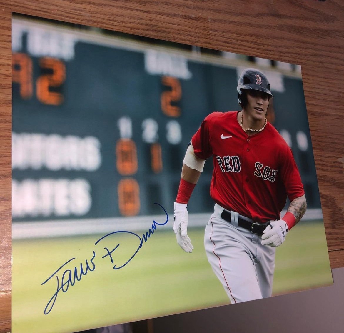 Jarren Duran Autograph