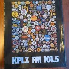 Vintage Seattle 1981 Button Poster Puzzle - KPLZ FM 101.5 original sealed