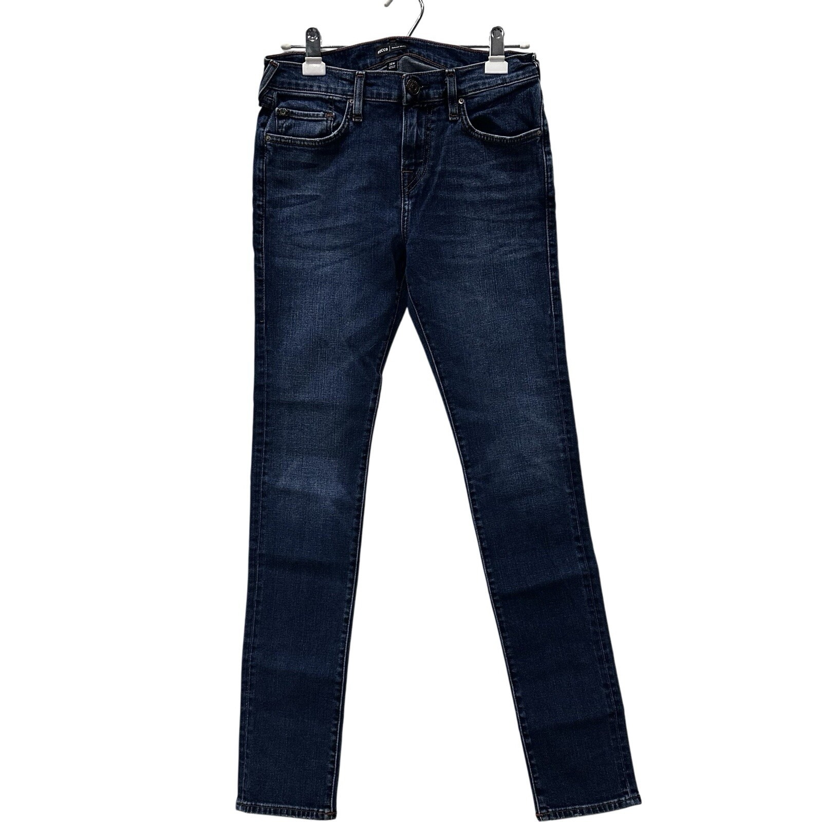 True Religion Mens Size 28x33 Blue Rocco Relaxed No Flap Skinny Jeans