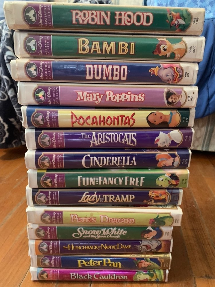 WALT DISNEY VHS MASTERPIECE COLLECTION