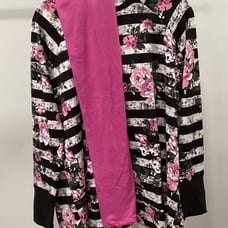 Lularoe Floral Amber hoodie And Leggings
