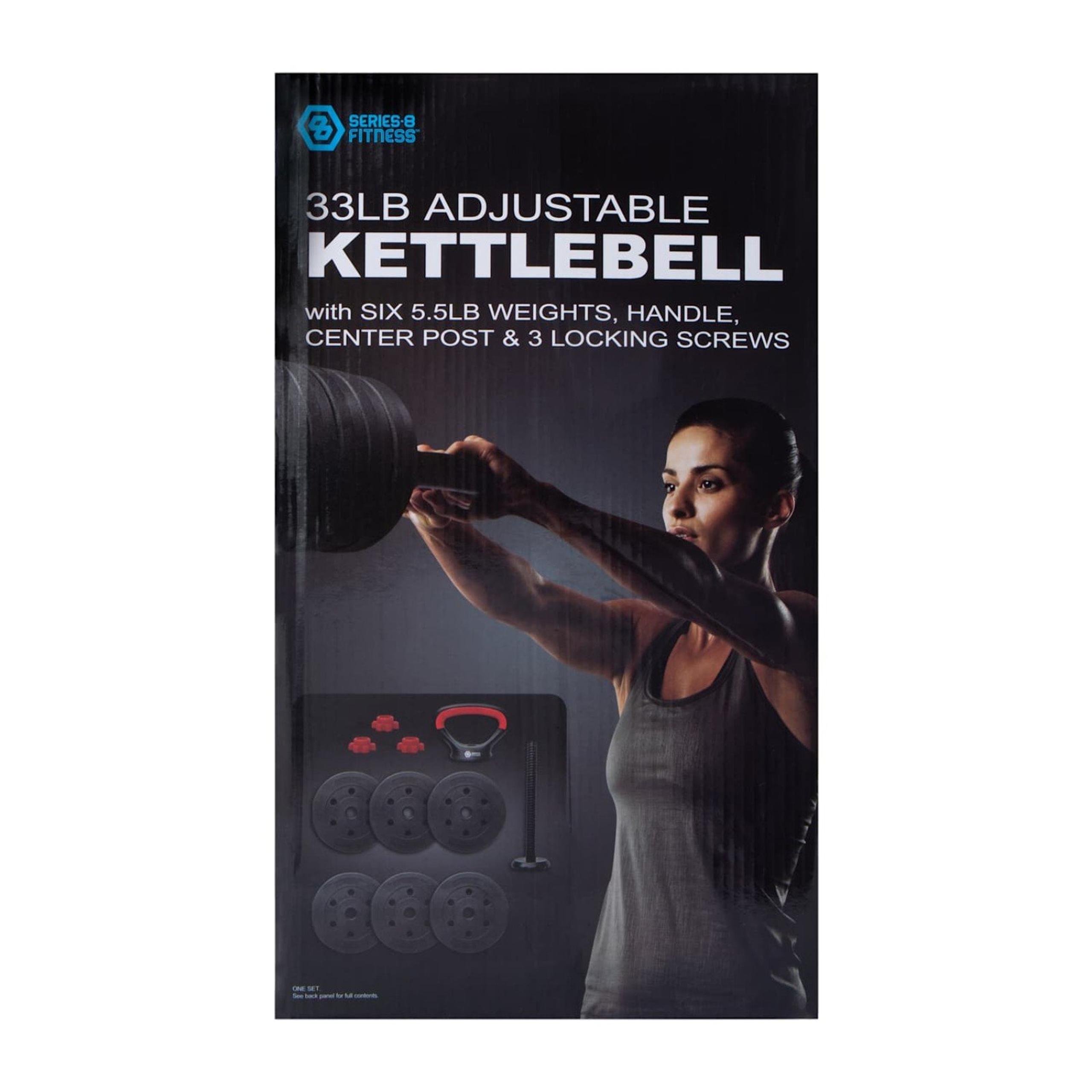 Series-8 Fitness Adjustable Kettlebell 33lbs