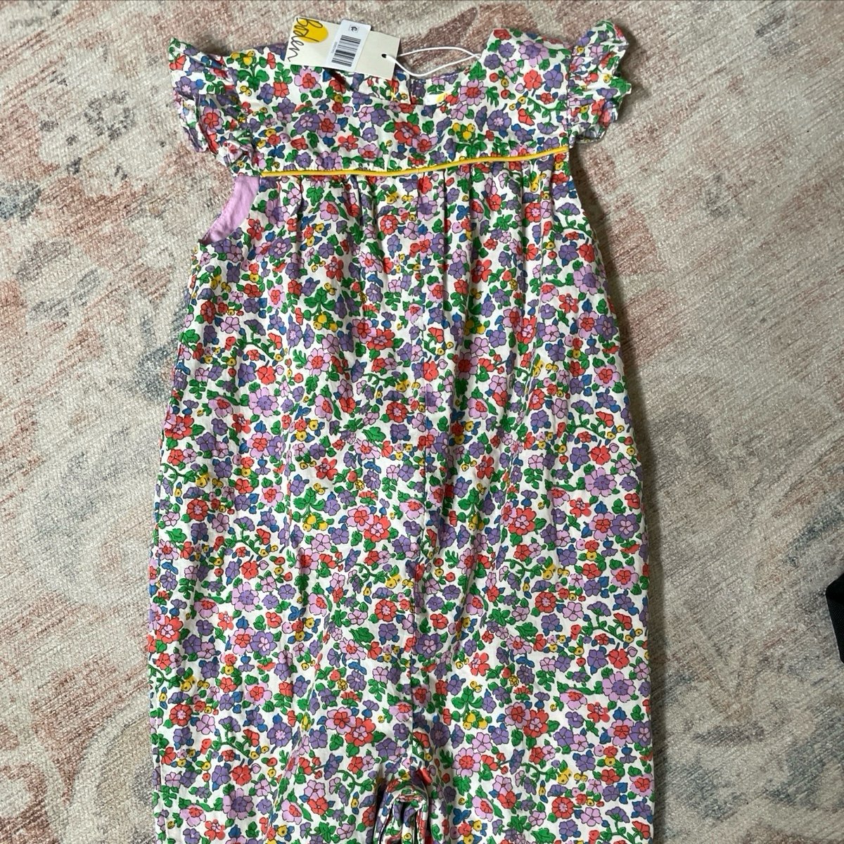 Baby Boden Aster Foral romper NWT Easter outfit