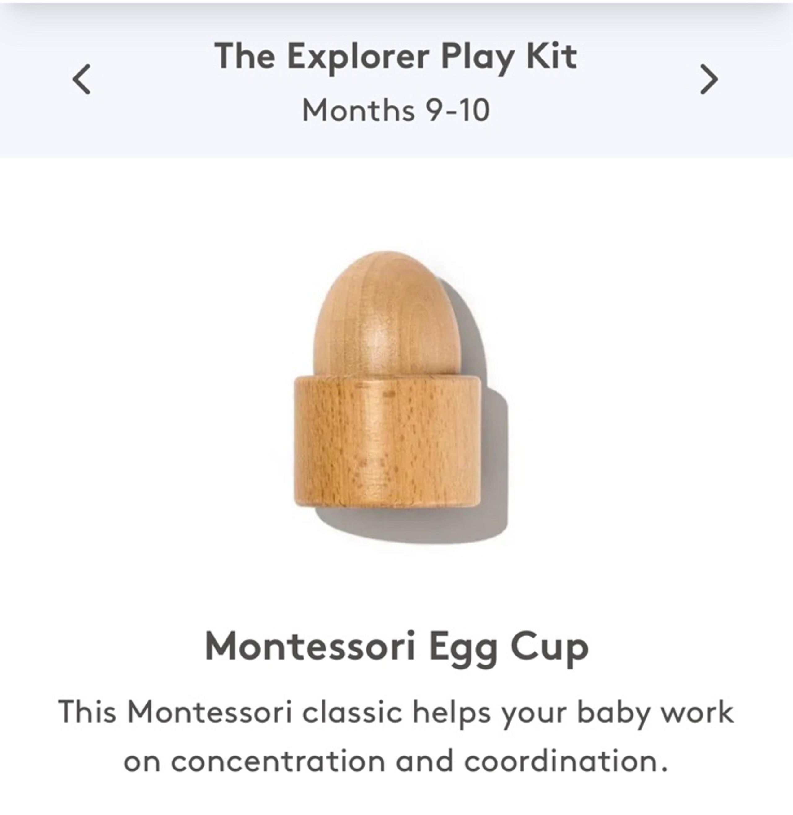 Lovevery Montessori Egg Toy