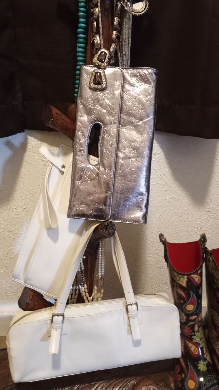 purses a pair of boots