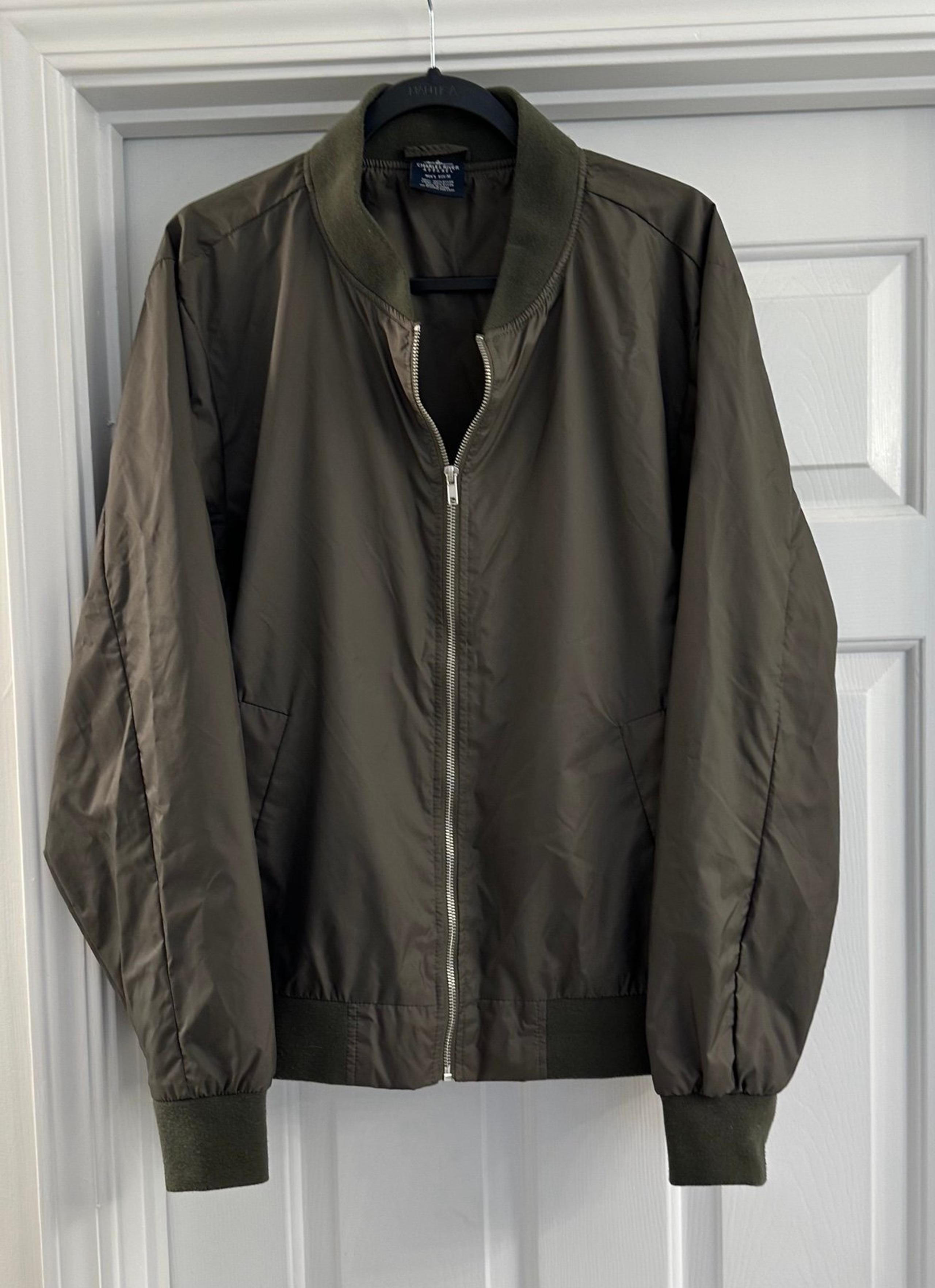 Charles River Apparel Mens Green  Jacket Windbreaker  Size M