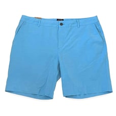 NWT Faherty Mens All Day Shorts Size 40 Summer Teal Blue Drawstring 9 Inseam