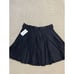 WeWoreWhat Womens NWT Black Pleated Tennis Skirt Size L shorts built in