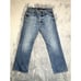 VTG Y2K Ed Hardy Button Fly Denim Jeans Mens Size 32 32x32 Dark Wash Distressed