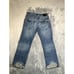 VTG Y2K Ed Hardy Button Fly Denim Jeans Mens Size 32 32x32 Dark Wash Distressed