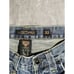 VTG Y2K Ed Hardy Button Fly Denim Jeans Mens Size 32 32x32 Dark Wash Distressed