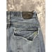 VTG Y2K Ed Hardy Button Fly Denim Jeans Mens Size 32 32x32 Dark Wash Distressed