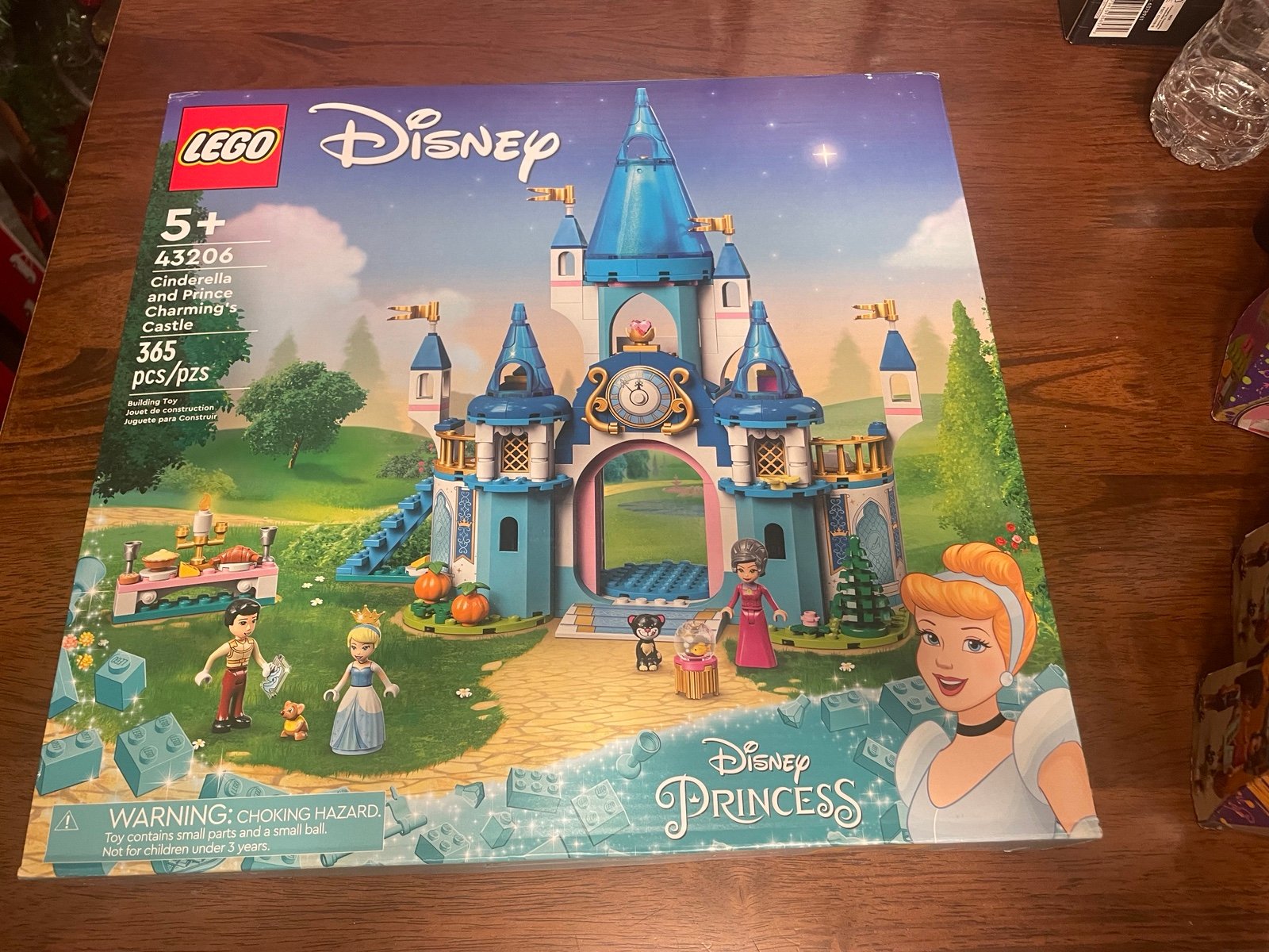 LEGO Disney Princess Cinderella and Prince Charming's Castle 43206