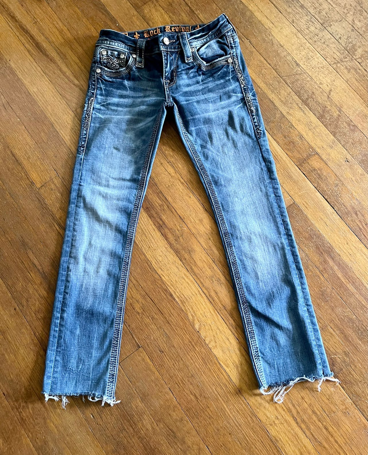 Rock Revival Cut Off Jeans
