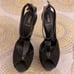 Heels Fendi T Strap Lisa Authentic Tribute stilettos suede black